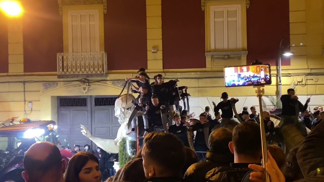 Carri Macerata Campania 2023 “O Ritorn e Sant’Antuon” Esibizione chiesa