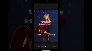 Barbie characters as T.S. songs and pictures