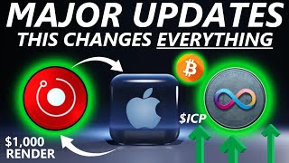 APPLE USES RENDER | $ICP STAKING SURGES | Bitcoin Mining Stocks OUTPERFORM Altcoins