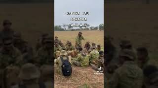 Tongan army singing