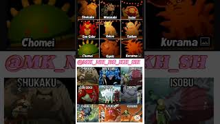All Tailed Beasts & Their Jinchuriki Naruto Shippuden Enemy