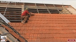 Building Construction | Installation Terracotta Roof Tiles On A Fixed Frame