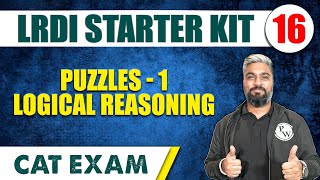 Puzzles  1 | Logical Reasoning | LRDI Starter Kit 16 | CAT 2024 | MBA Wallah