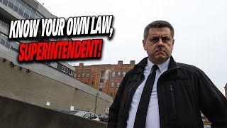 UK Superintendent Confronts Auditor—But Realizes He Perfectly Knows the Law!