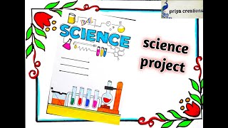 How To Draw Science Borderdesign On Paper For Project Workfrontpage Design For Science Project