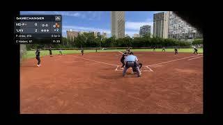 Paxton Softball Batting: Bunt down first base line April 20, 2026 vs ‘Iolani High School