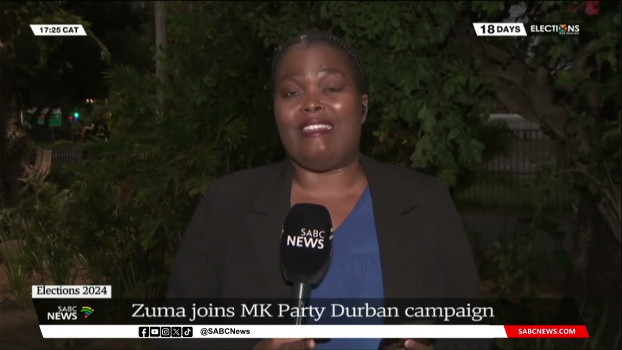 Zuma joins MK Party Durban campaign