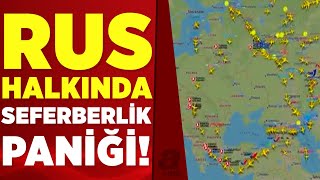 Rusya'da seferberlik paniği! Uçak biletleri tükendi, halk sınır kapılarına akın etti | A Haber