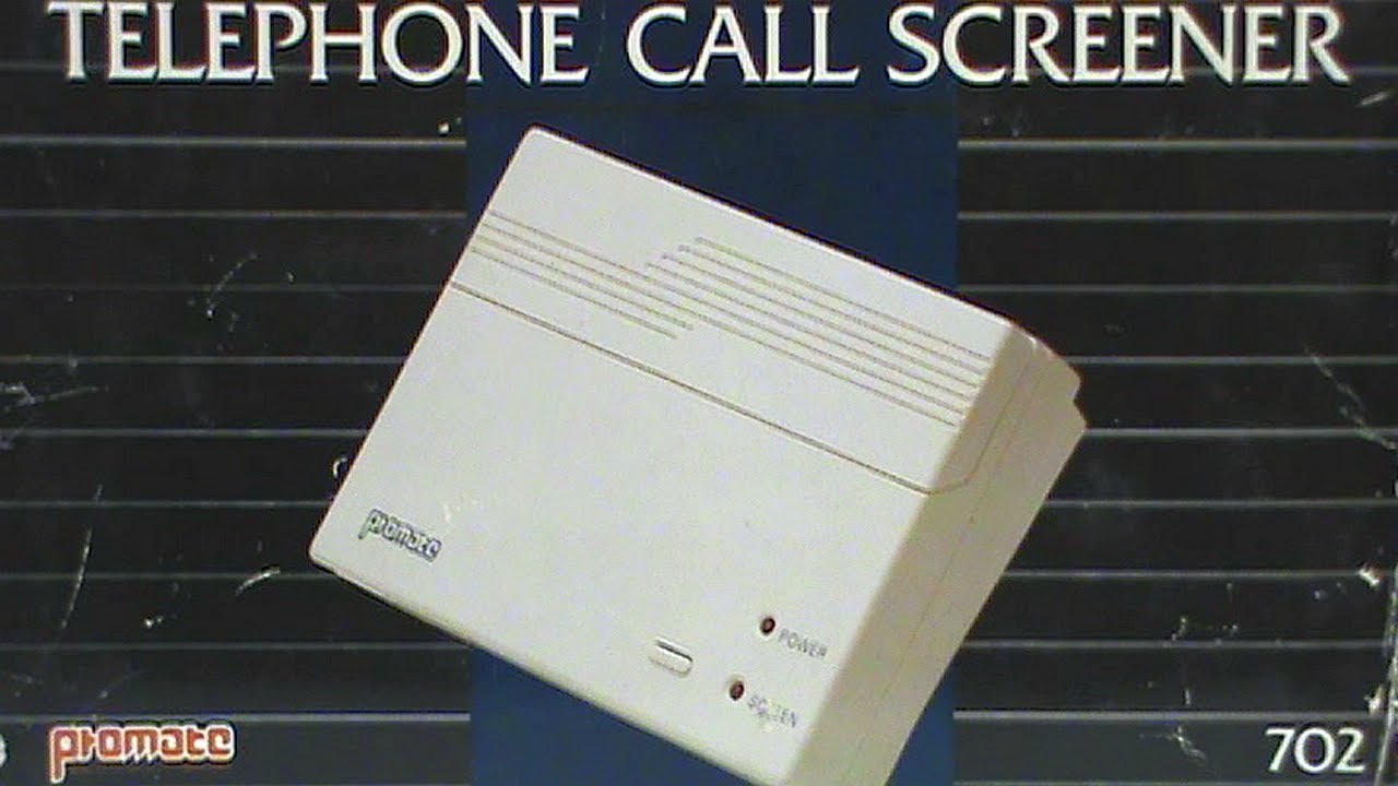 The robocall blocker from 1991 - Promate 702 Telephone Call Screener