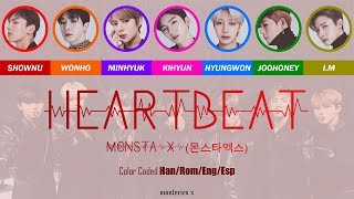 MONSTA X (몬스타엑스) - Heartbeat (Color Coded Han/Rom/Eng/Esp Lyrics)