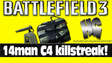 Battlefield 3 EPIC 14 C4 MULTIkill