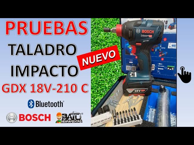 Atornillador de Impacto Bosch GDX 180 LI 18V + Maleta - Vultec