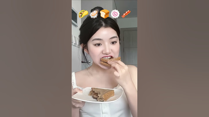 ăn theo icon cùng Quynh Truong 🍥🍞 #mukbang