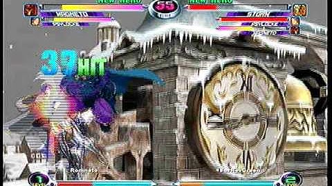 MvC2 Online (360): Brett (MSP) vs ForRevGreen (MSP) 7 .:10.23.09:.