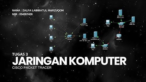 JARINGAN KOMPUTER - TUGAS 3 (CISCO PACKET TRACER)