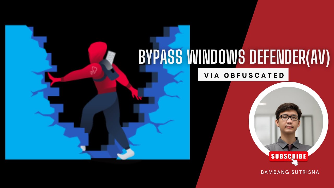 Bypass Windows defender(AV) via obfuscated