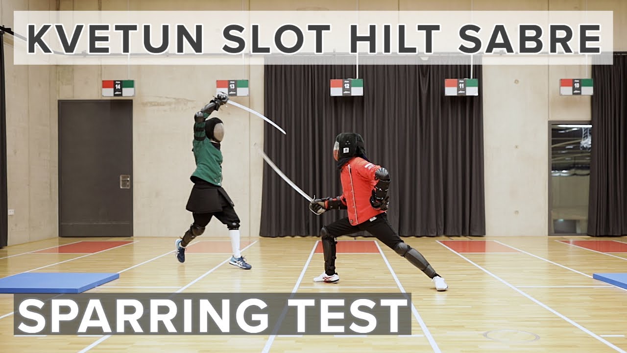 Kvetun Slot Hilt Sabre | First Sparring Test [HEMA]
