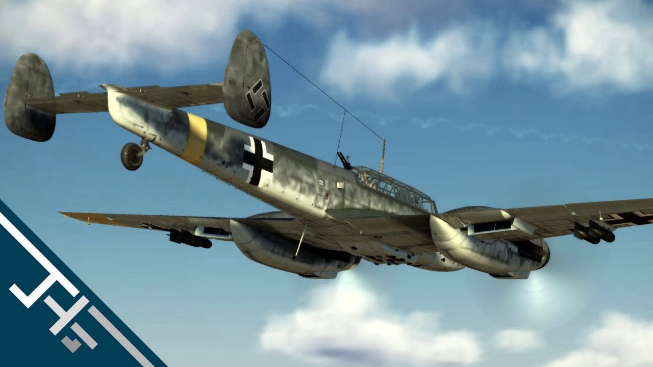 IL-2 Great Battles: Bf-110 G-2 - AAA for breakfast [Combat BOX]