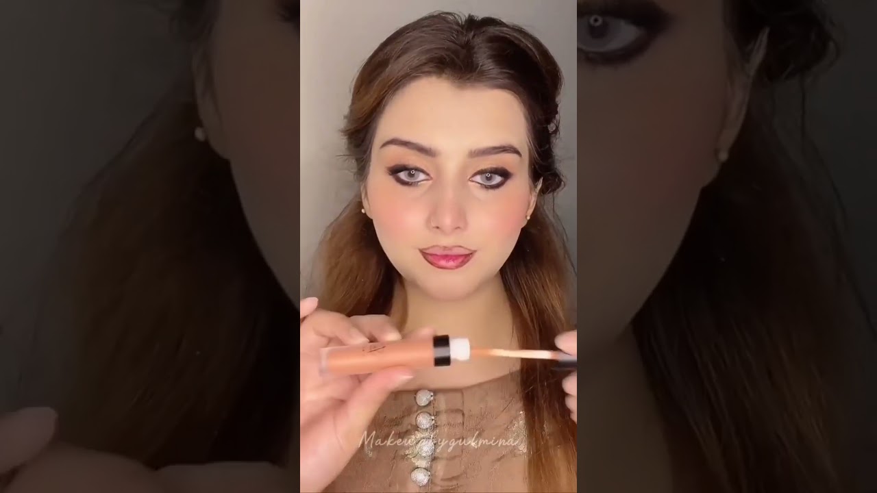 make up for beige dress Makeup for a beige dress: colors for evening make-up for prom for brunettes and blondes