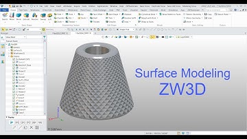 ZW3D Example 50 - Surface Modeling