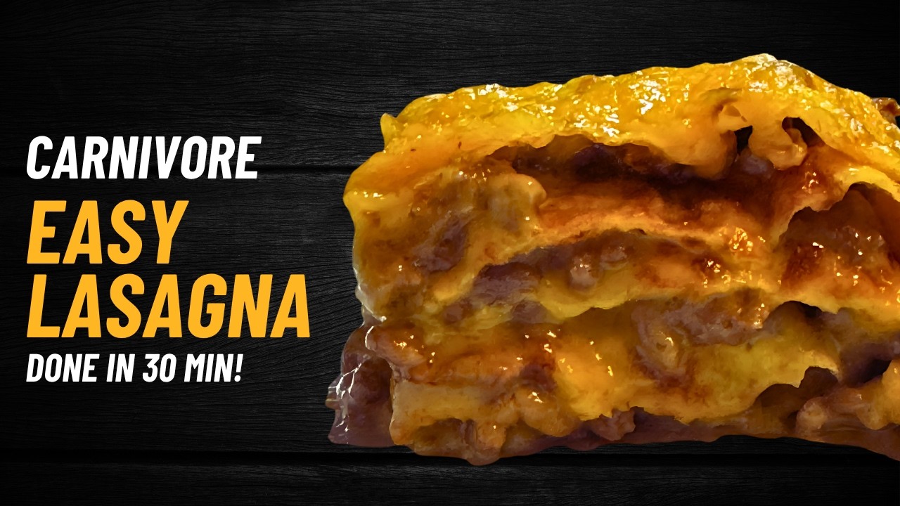 Easy Carnivore Lasagna Recipe (Done in 30 Minutes)