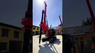 Rotary drilling rig with a penetration depth of 25 meters, Sany 135 rotary drilling rig #excavator