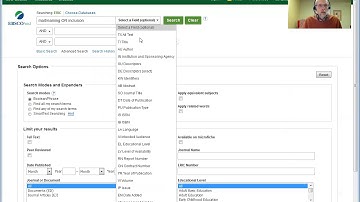 Section 3 A: Systematic Reviews Subject terms and Filters ERIC