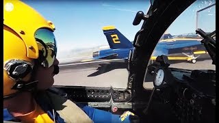 Blue Angels F/A-18 (360 Cockpit View)