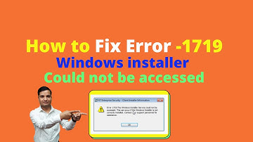 𝐅𝐢𝐱 𝐄𝐫𝐫𝐨𝐫 𝟏𝟕𝟏𝟗 𝐖𝐢𝐧𝐝𝐨𝐰𝐬 𝐈𝐧𝐬𝐭𝐚𝐥𝐥𝐞𝐫 𝐂𝐨𝐮𝐥𝐝 𝐍𝐨𝐭 𝐁𝐞 𝐀𝐜𝐜𝐞𝐬𝐬𝐞𝐝 | 𝐒𝐭𝐞𝐩 𝐛𝐲 𝐒𝐭𝐞𝐩 𝐏𝐫𝐨𝐜𝐞𝐬𝐬 𝐈𝐧 𝐇𝐢𝐧𝐝𝐢