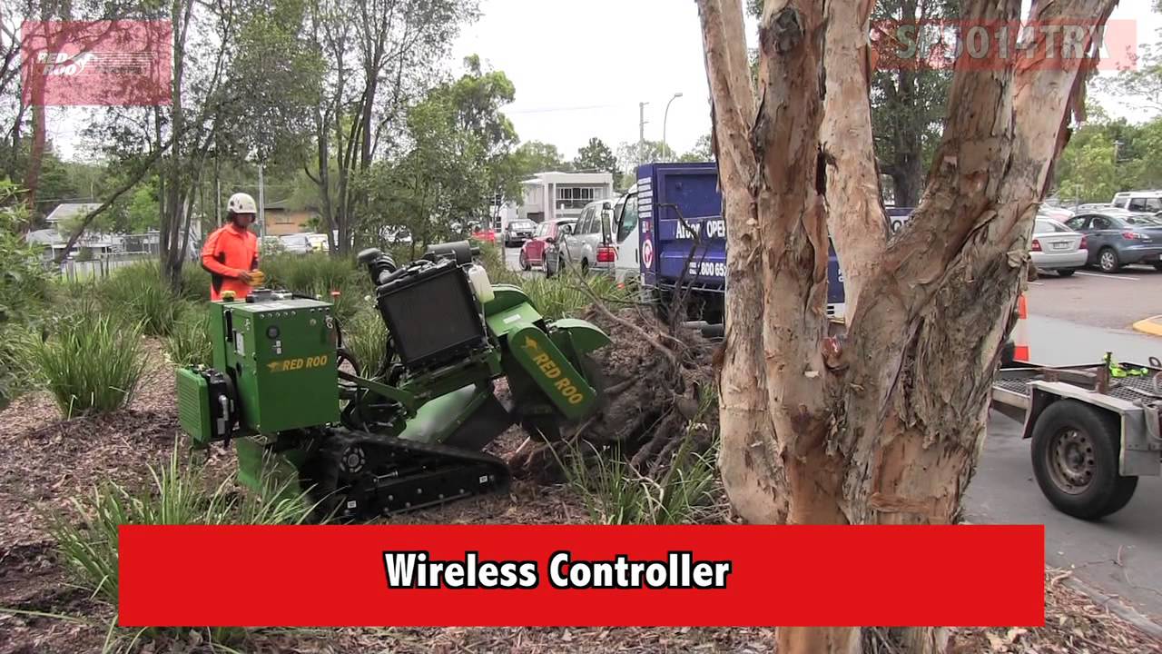 Red Roo Sp504 Arbor Operations and the Red Roo SP5014 Stump Grinder - YouTube