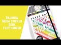 NEW MEGA Raibow Sticker Book Flipthrough