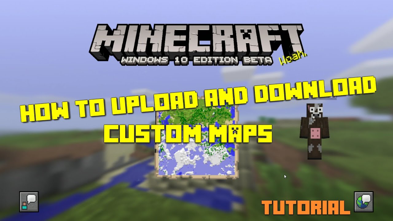 how to download maps on minecraft windows 10