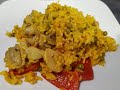 ARROZ CON POLLO Y GUISANTES EN OLLA GM H Y H DELUXE!!