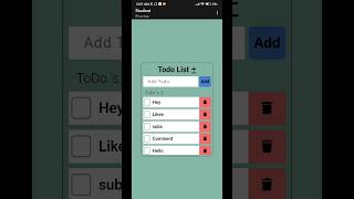 How to create a Todo app using html css and javascript