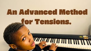 An advanced jazz piano method for tensions used by professionals.