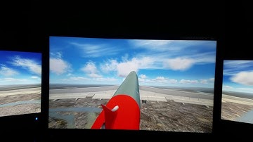 FSX 1tv 2monitors Nvidia surround just for fun