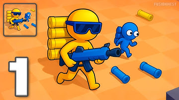 Gun Rush Shooting Battle - Gameplay Walkthrough Part 1