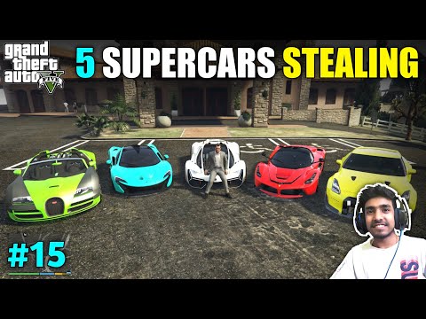 STEALING SUPER CARS GONE WRONG | GTA V GAMEPLAY #15's Avatar