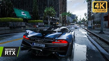 GTA 5 Enhanced Photorealistic Graphics Mod(FREE) With Maxed Out Vegetation On RTX3050 Ultra Settings