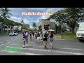 4k walking from hilton hawaiin village to waikiki beach