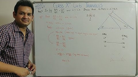 Q-4 Ex 6.3, Ch-6 Triangles, Class 10 Maths,In fig.(QR/QS) = (QT/PR) and ∠1=∠2. Show that ∆PQS~∆TQR