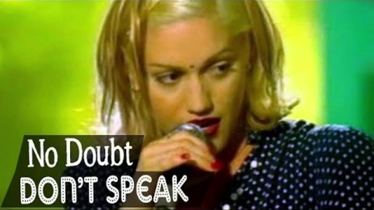 Don t speak где послушать. Gwen Stefani no doubt don't speak. Don't speak солистка. Don speak певица. No doubt don't speak обложка.