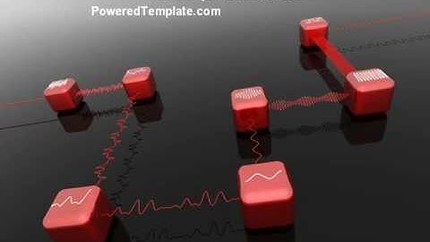 Network Connection PowerPoint Template by PoweredTemplate.com