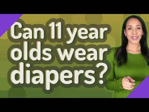 Can 11 year olds wear diapers?