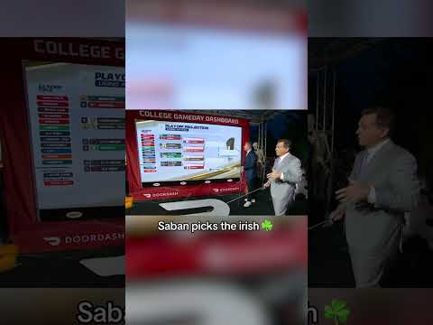 Nick Saban says Notre Dame is underrated 😱