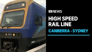Canberra to Sydney rail line 