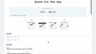 Chords Lyrics Editor Create Beautiful Chords Sheets