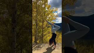 Handstand in the Mountains #shorts