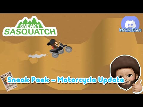 Sneaky Sasquatch Peek - Motorcycle Update Sneak Peek