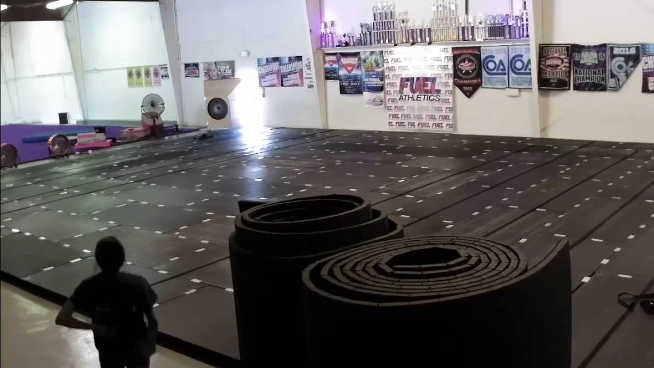 FUEL Athletics Installing & Testing out the Spring Floor time lapse. YouTube